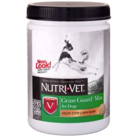 Nutri-Vet Grass Guard Max Chewable Tablets for Dogs - 365 count