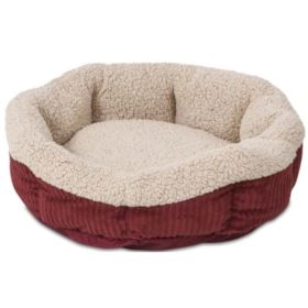 Aspen Pet Self Warming Pet Bed - Spice & Cream - 19" Diameter